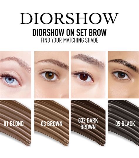 on set brow dior